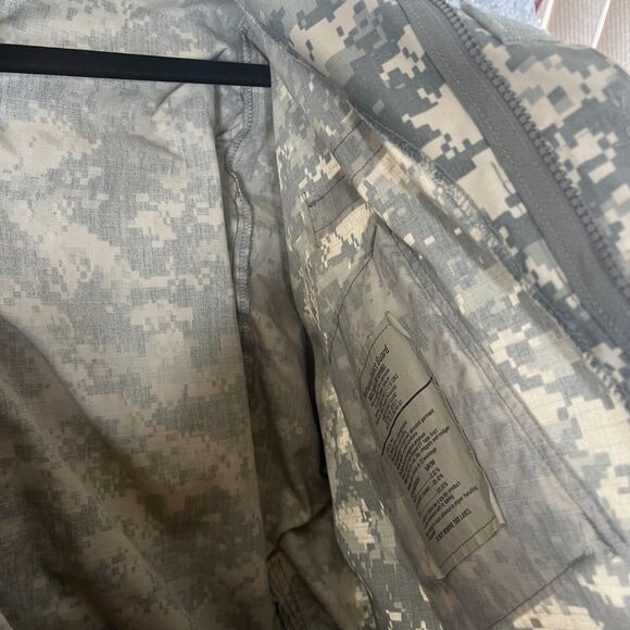 Army Combat Uniform Coat Team Soldier Certified Gear Men L Reg Perimeter Insect - Picture 10 of 10